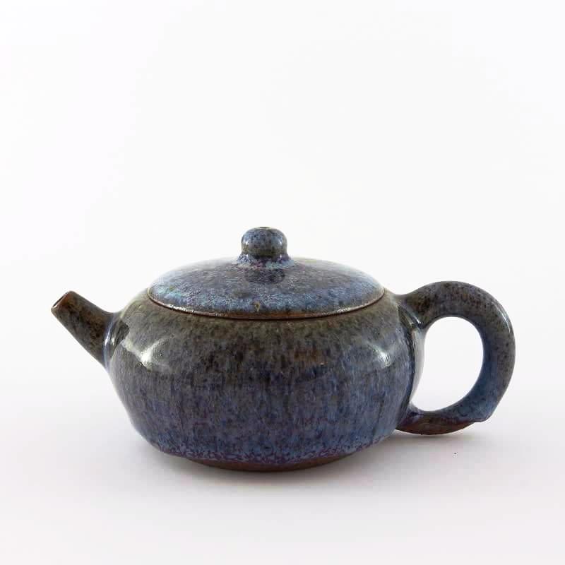 Agate Blue Flambé Glaze Teapot - Tea Repertoire