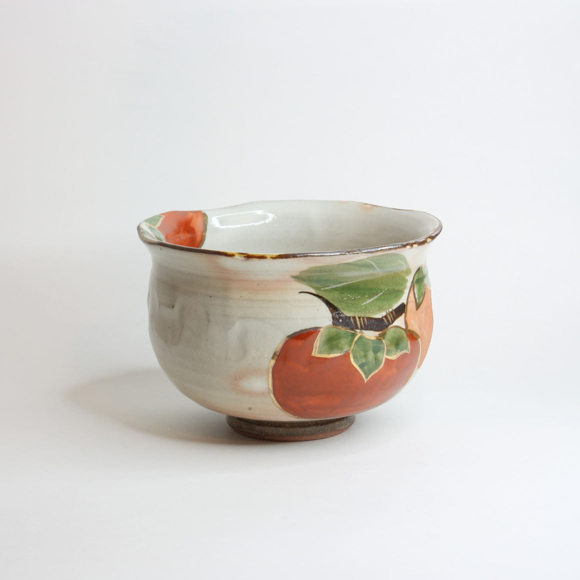 Tasse à thé Yunomi à motif kaki