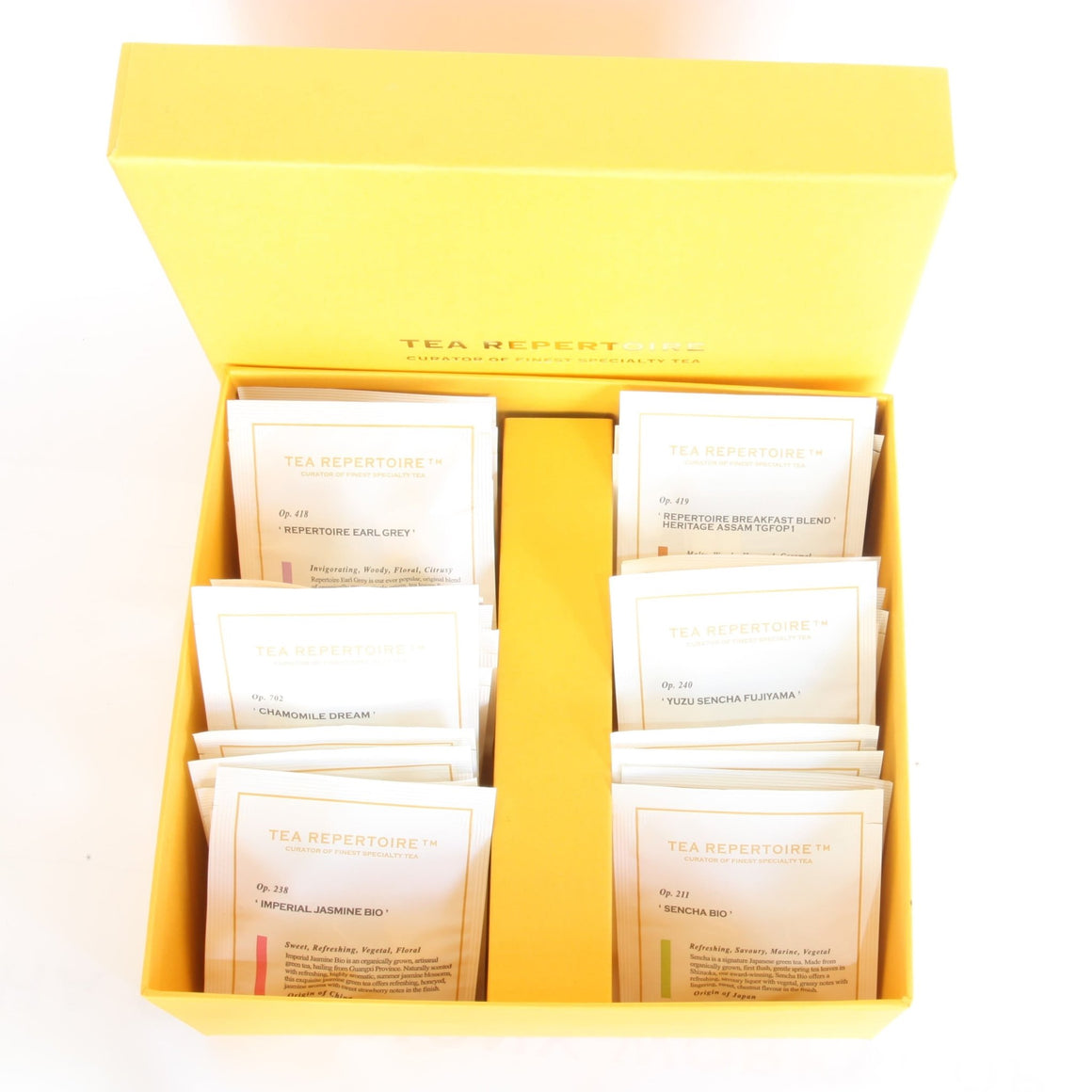 Individually Wrapped Pyramid Tea Bags Selection - Tea Repertoire