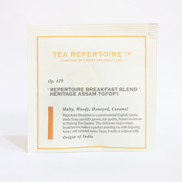 Breakfast Blend Tea Bag | Eco Friendly Envelope | Tea Repertoire