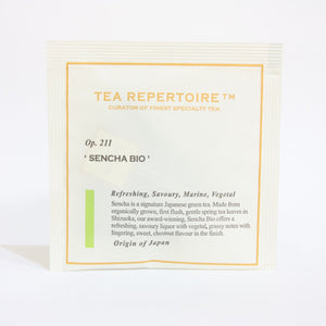 Individually Wrapped Sencha Bio Pyramid Tea Bags - Tea Repertoire
