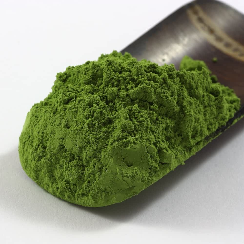Vivid bright green Matcha Eroica powder
